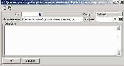 Цели по процессу